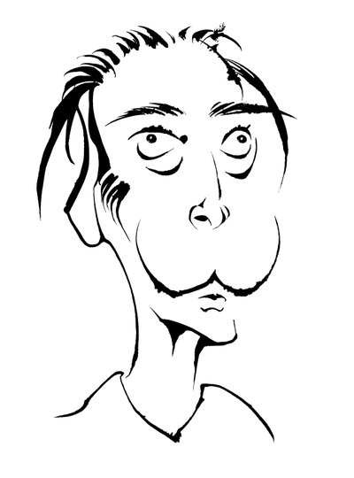 Salvador Dalí, artista surrealista español, 1904-1989 de Neale Osborne